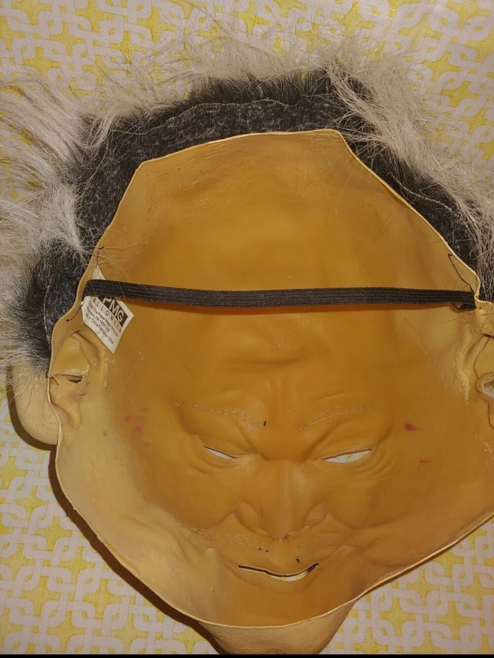 Vintage Y2k Old Man Halloween Creepy Cosplay Mask Costume
